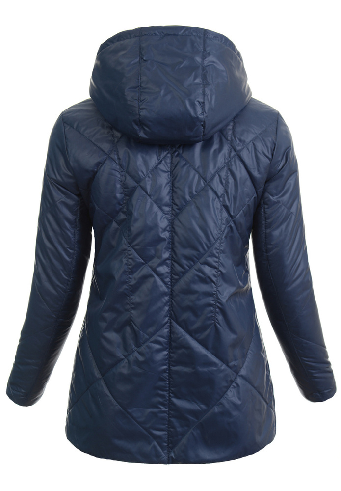 Kurtka Parka Wiosenna Niebieska