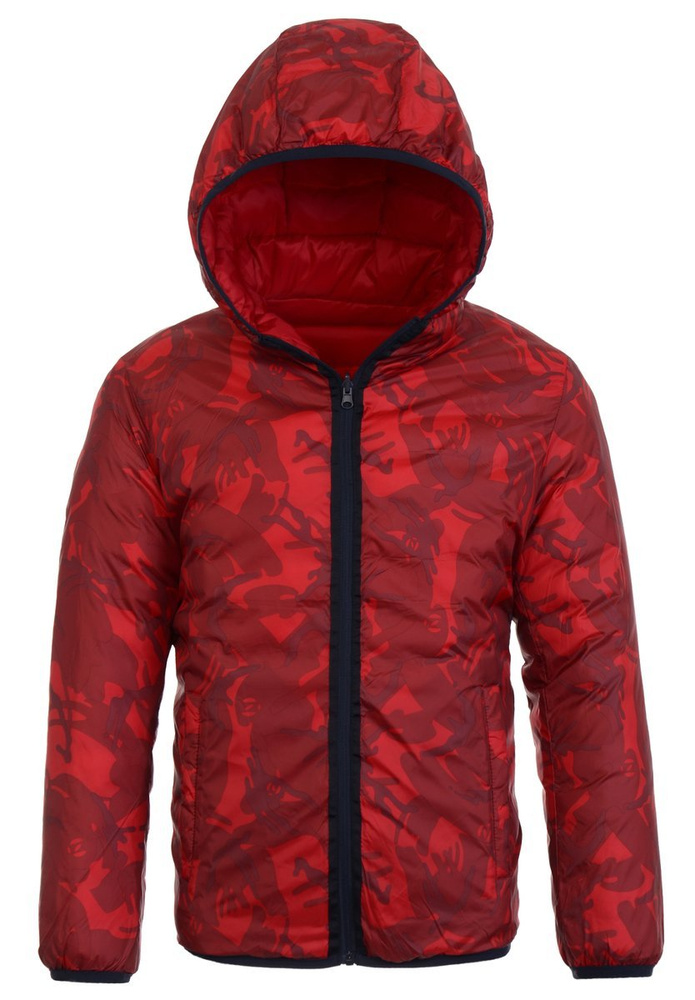 Męska Kurtka Jesienna Czerwona