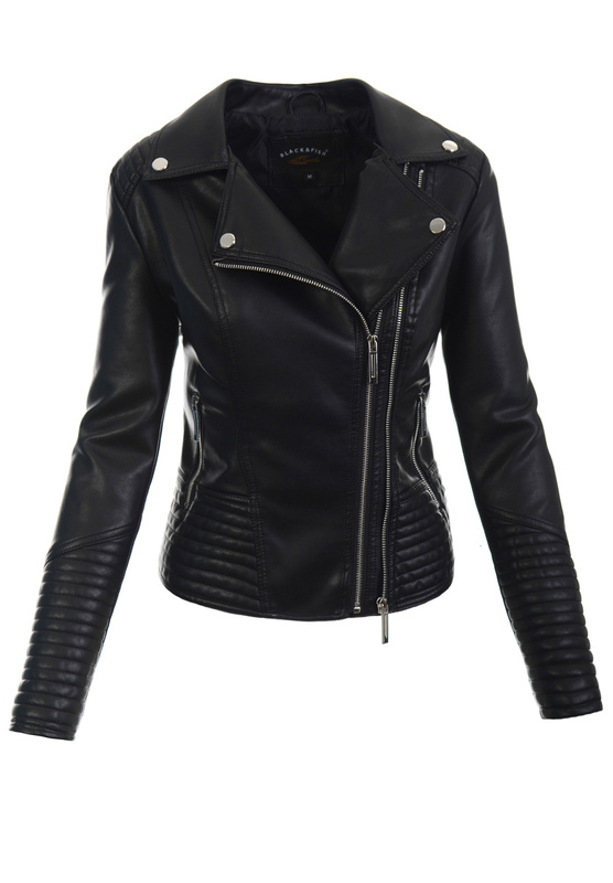 Damska Kurtka Ramoneska Czarna