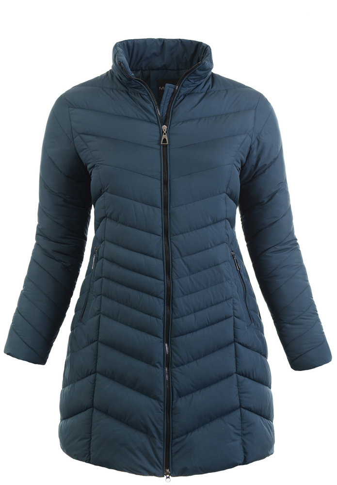 Damska Zimowa Ortalionowa Kurtka Zielona