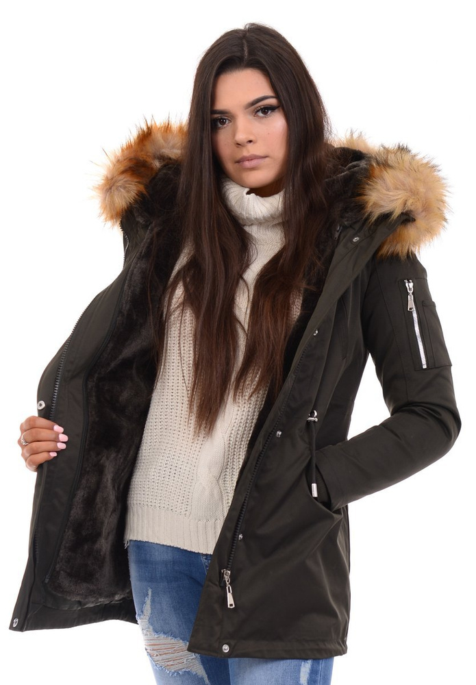 Parka Zimowa 2w1 Sylwia Zielona