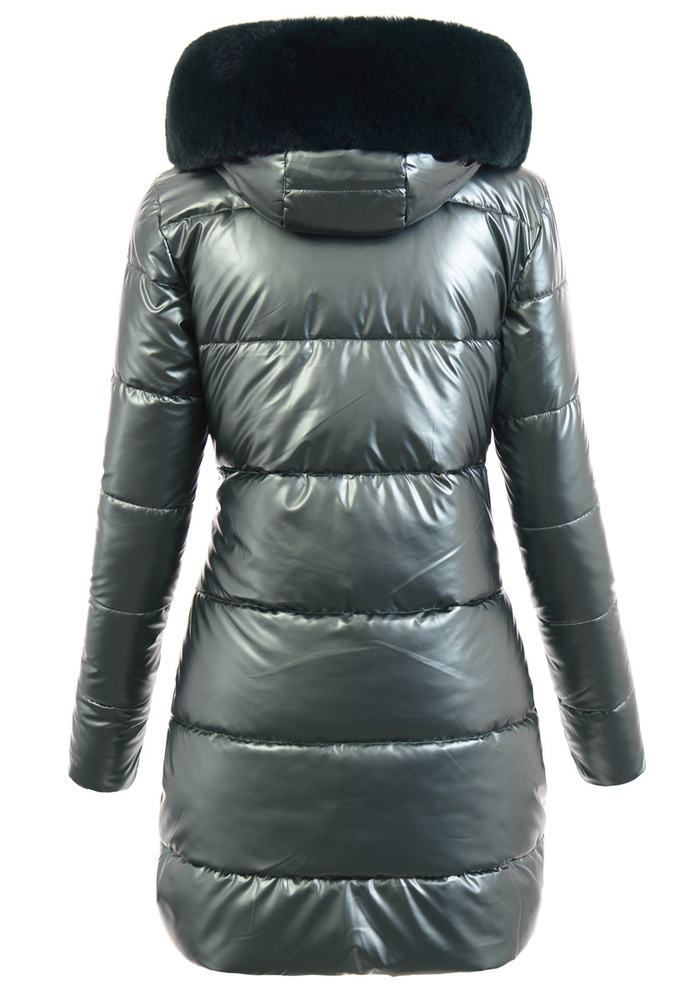 Damska Kurtka Zimowa Zielona