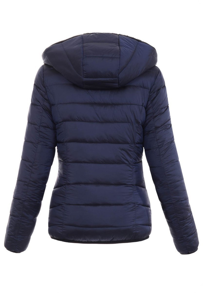 Damska Zimowa Ortalionowa Kurtka Granatowa