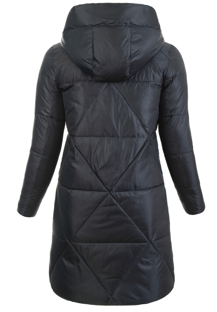 Damska Zimowa Ortalionowa Kurtka Granatowa