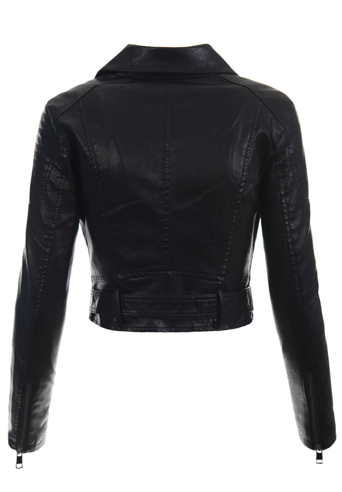 Damska Kurtka Ramoneska Czarna