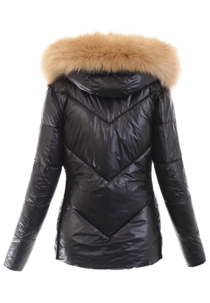 Damska Kurtka Zimowa Złota