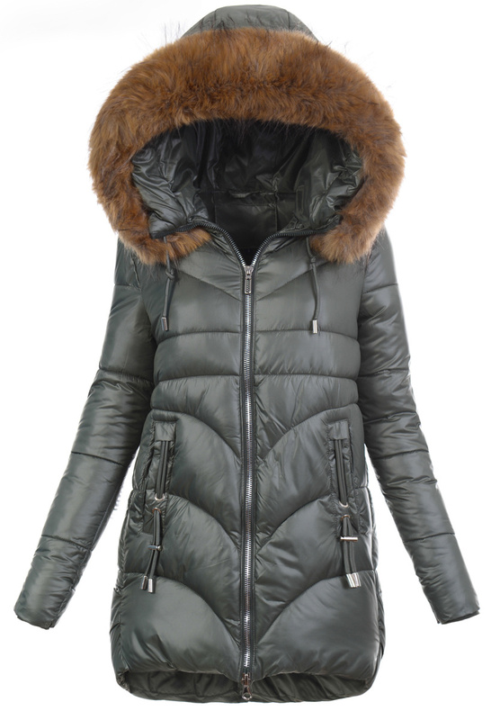 Damska Kurtka Zimowa Zielona