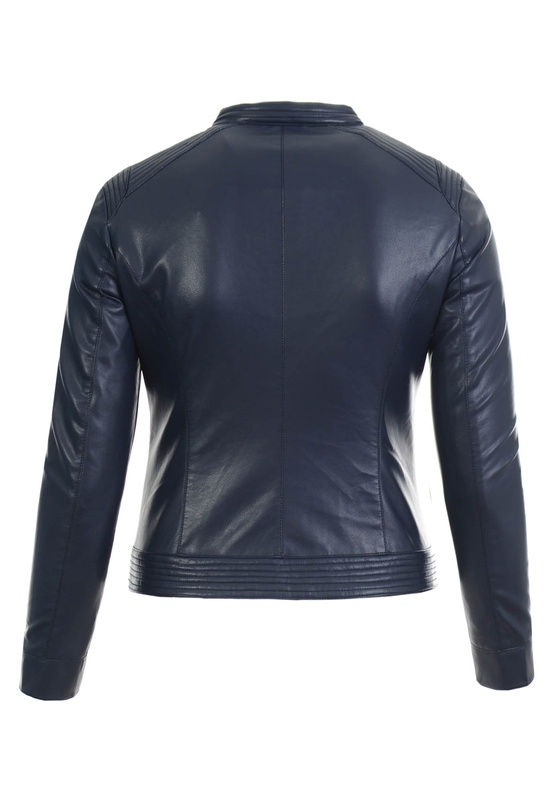 Damska Kurtka Ramoneska Granatowa