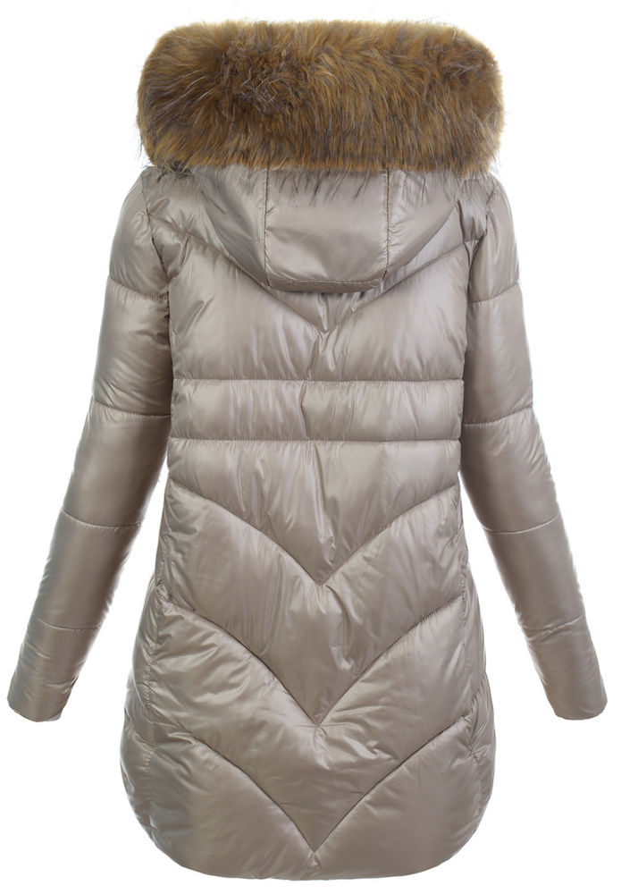 Damska Kurtka Zimowa Cappuccino