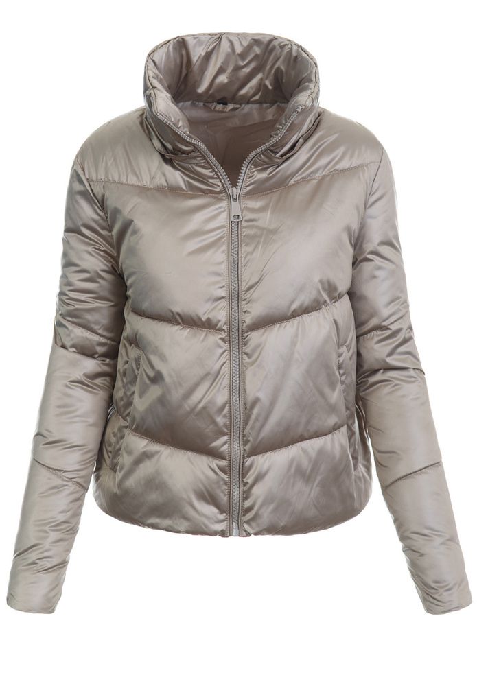 Kurtka Parka Wiosenna Beżowa