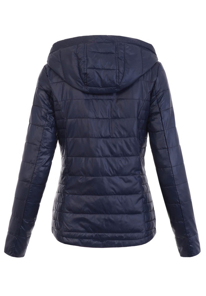 Damska Wiosenno-Jesienna Kurtka Granatowa