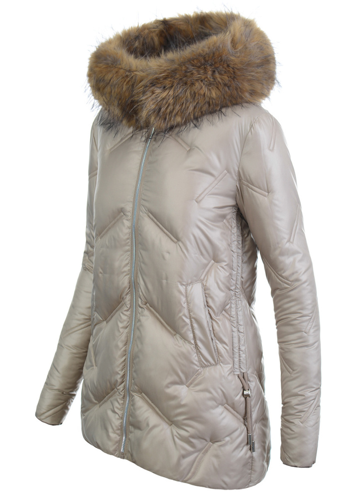 Damska Kurtka Zimowa Cappuccino