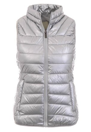 Damski Bezrekawnik Kamizelka Srebrnym