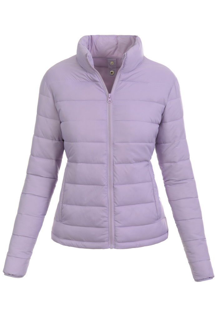 Kurtka Parka Przejściowa Fioletowa