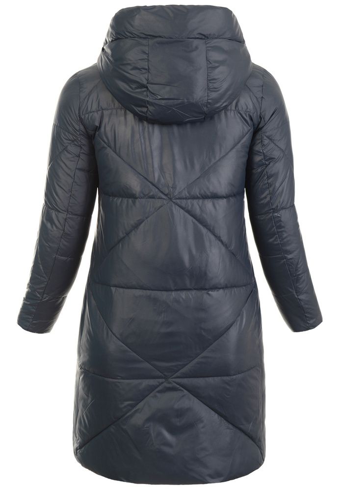Damska Zimowa Ortalionowa Kurtka Granatowa