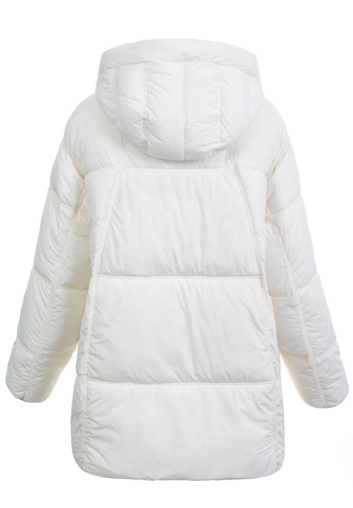 Damska Kurtka Zimowa Ecru