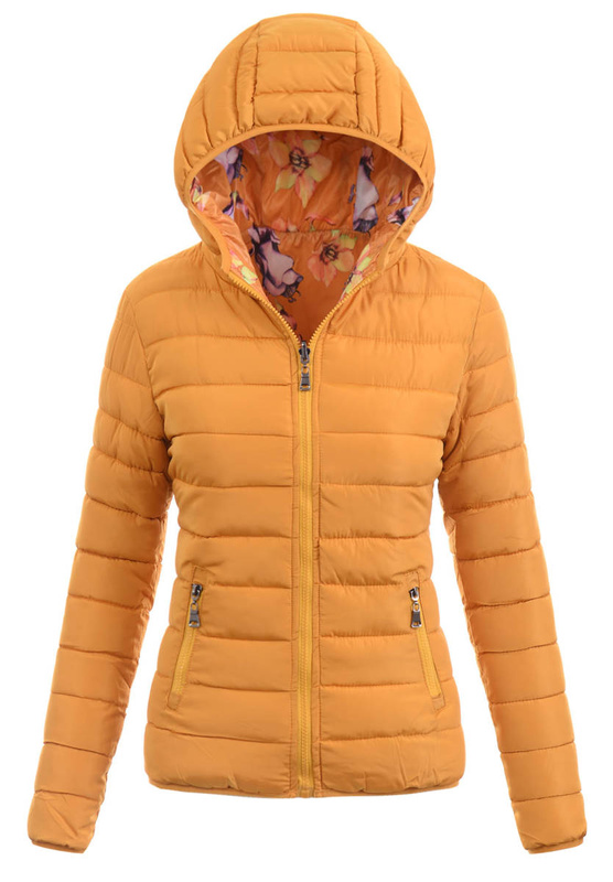 Dwustronna Kurtka Przejściowa Żółta