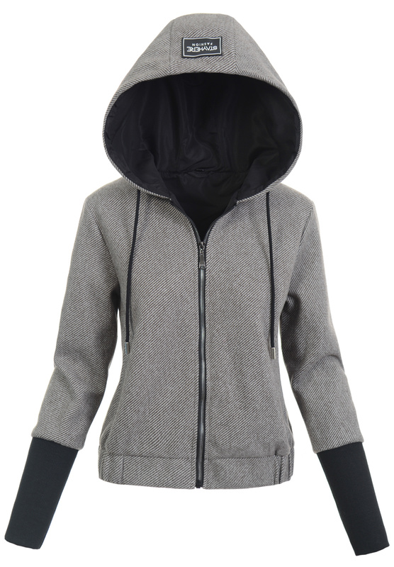 Damski Płaszcz Przejściowy Brązowy