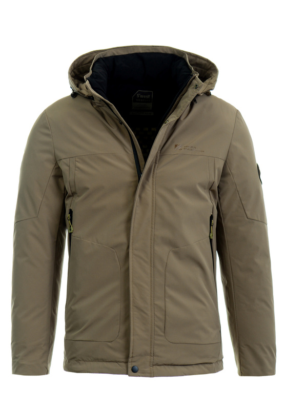 Męska Zimowa Kurtka Khaki