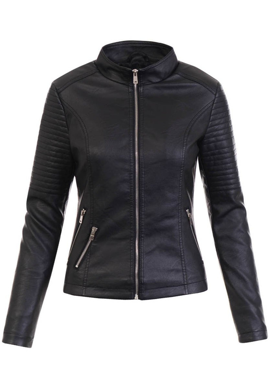 Damska Kurtka Ramoneska Czarna