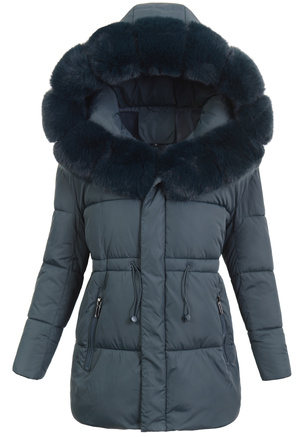 Damska Kurtka Zimowa Zielona