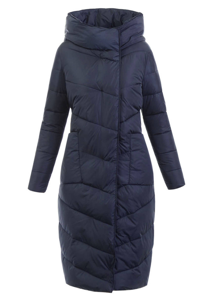 Damska Zimowa Ortalionowa Kurtka Granatowa