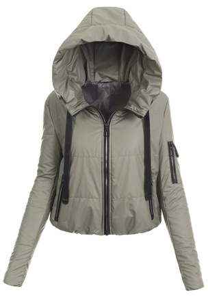 Kurtka Parka Wiosenna Zielona