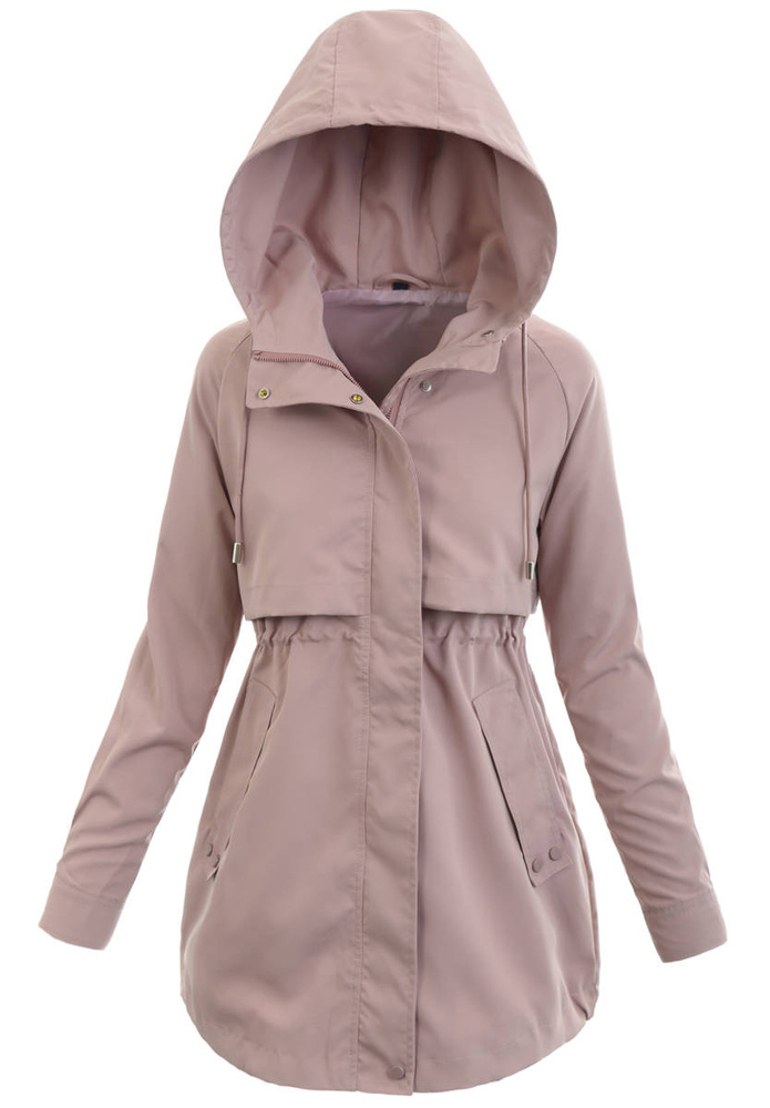 Damska Wiosenno-Jesienna Kurtka Khaki