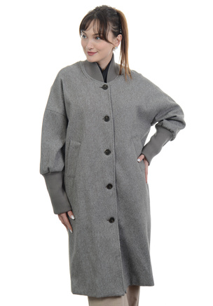 Damski Płaszcz Przejściowy Brązowy