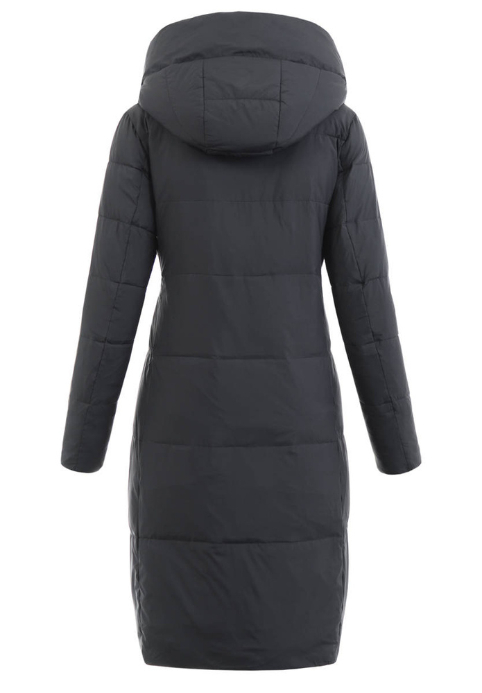 Damska Zimowa Ortalionowa Kurtka Czarna