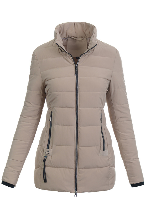 Damska Kurtka Zimowa Beżowa