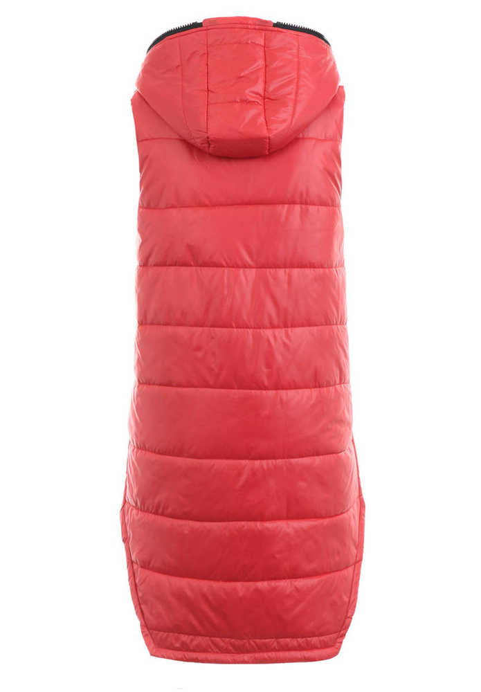 Damska Kamizelka Bezrękawnik Czerwony