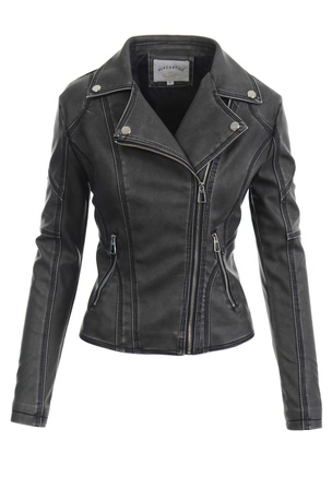 Damska Kurtka Ramoneska Czarna