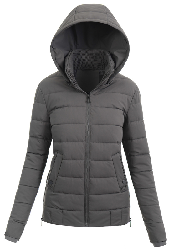 Damska Kurtka Zimowa Szara