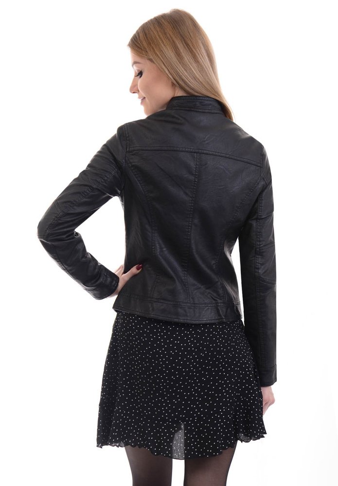 Damska Kurtka Ramoneska Czarna