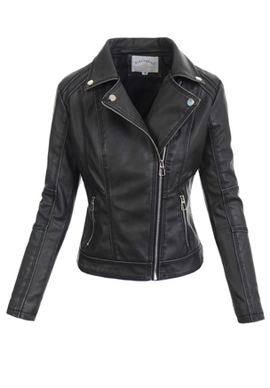 Damska Kurtka Ramoneska Czarna