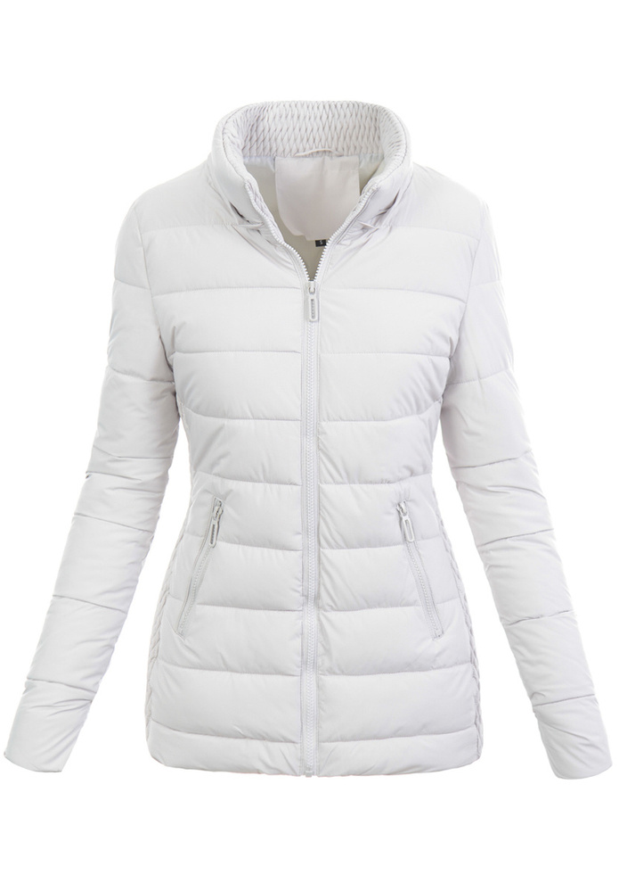 Damska Kurtka Zimowa Ecru