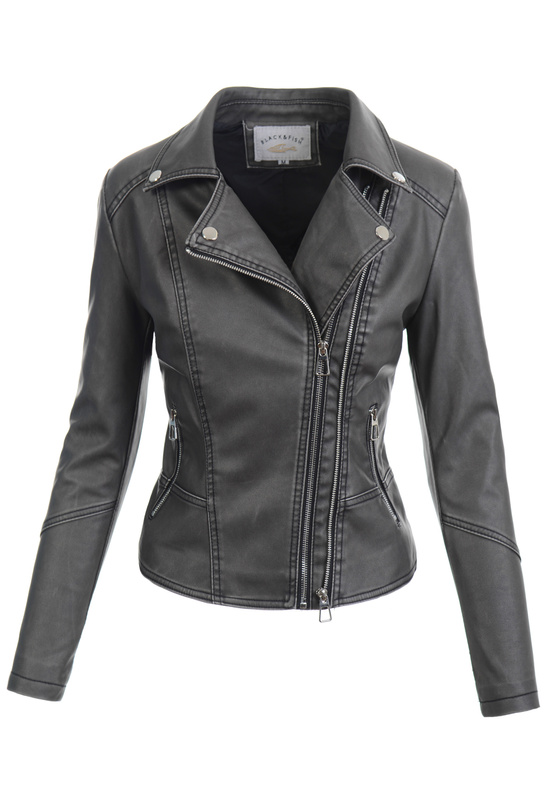 Damska Kurtka Ramoneska Czarna