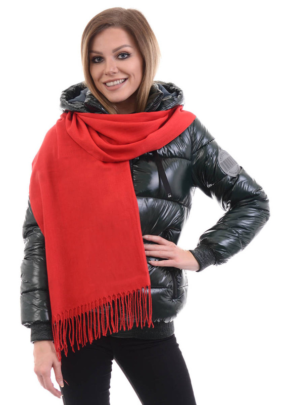 Szal Damski Czerwony