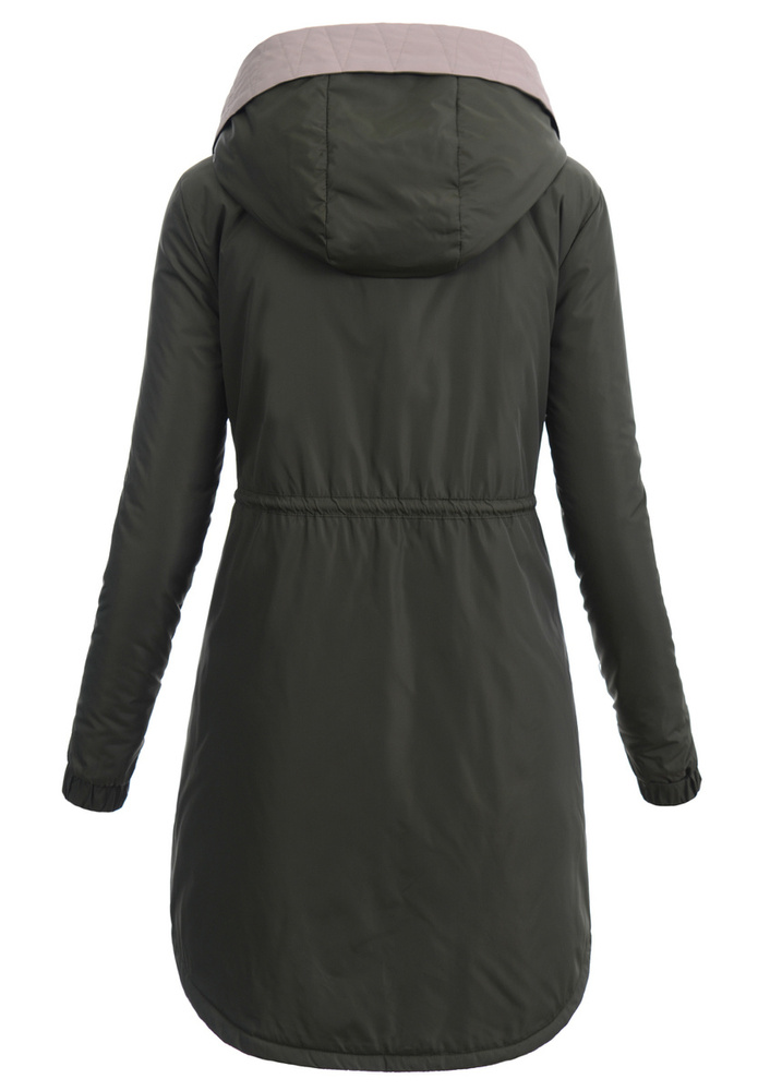 Kurtka Parka Wiosenna Zielona