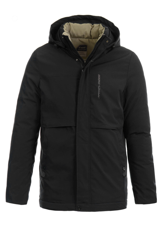 Męska Zimowa Kurtka Czarna