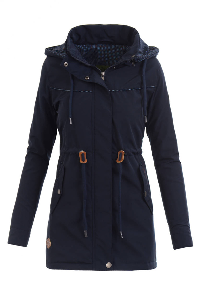 Kurtka Parka Wiosenna Granat