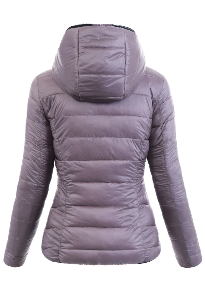 Damska Zimowa Ortalionowa Kurtka Czarna