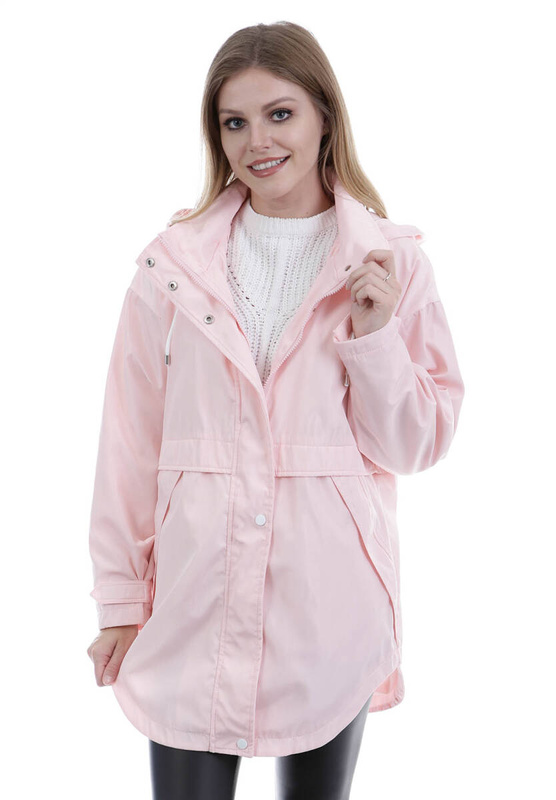 Kurtka Parka Wiosenna Beżowa