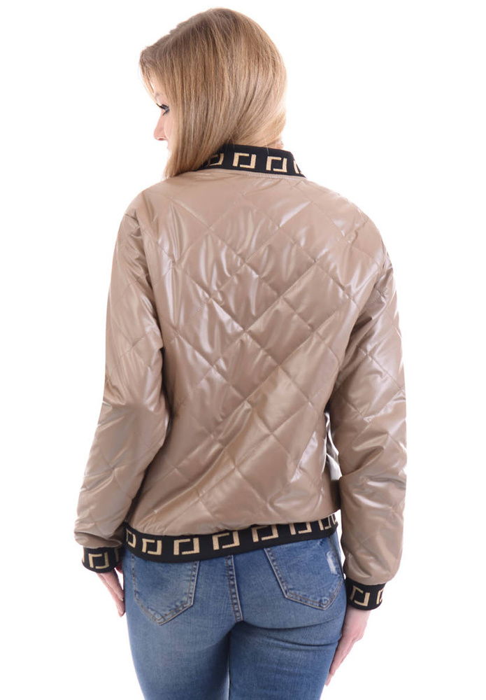 Damska Wiosenna Ortalion Kurtka Czarna