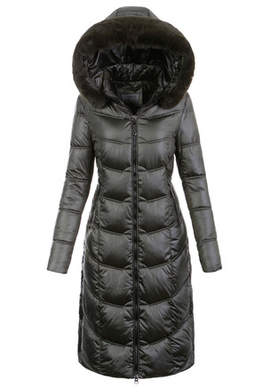 Damska Zimowa Ortalionowa Kurtka Khaki