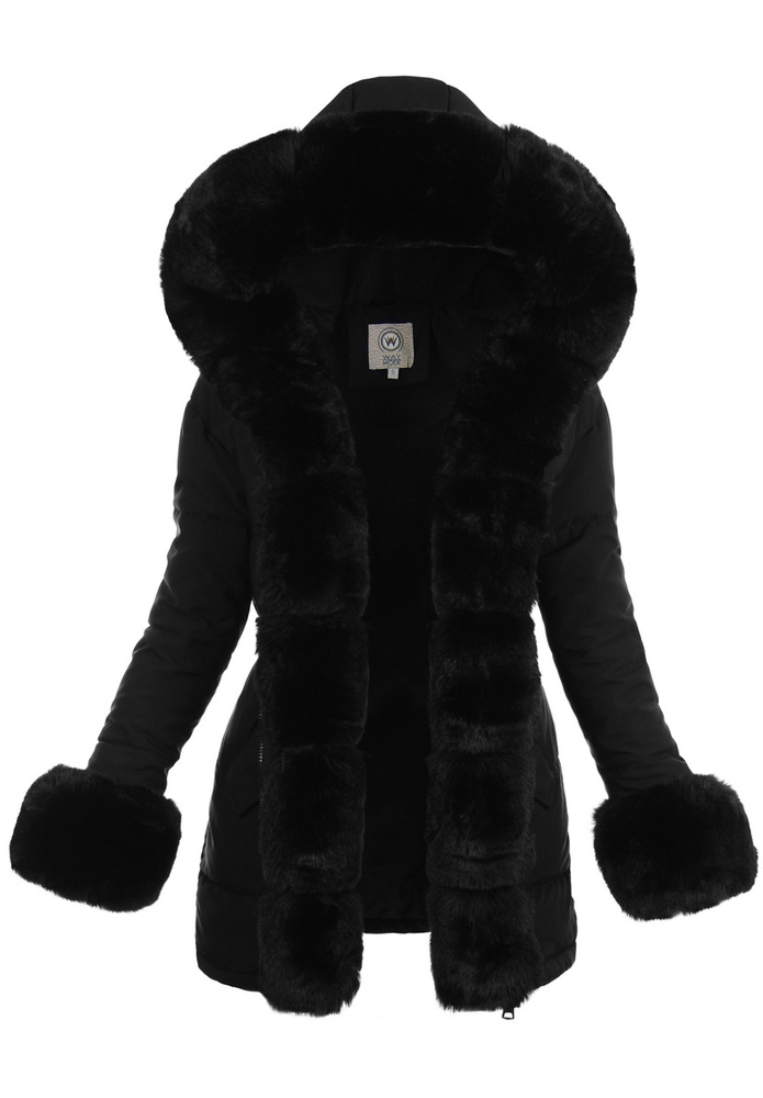 Parka Zimowa Czarna
