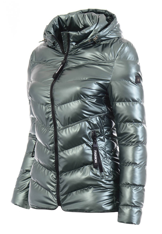 Damska Wiosenna Ortalion Kurtka Czarna