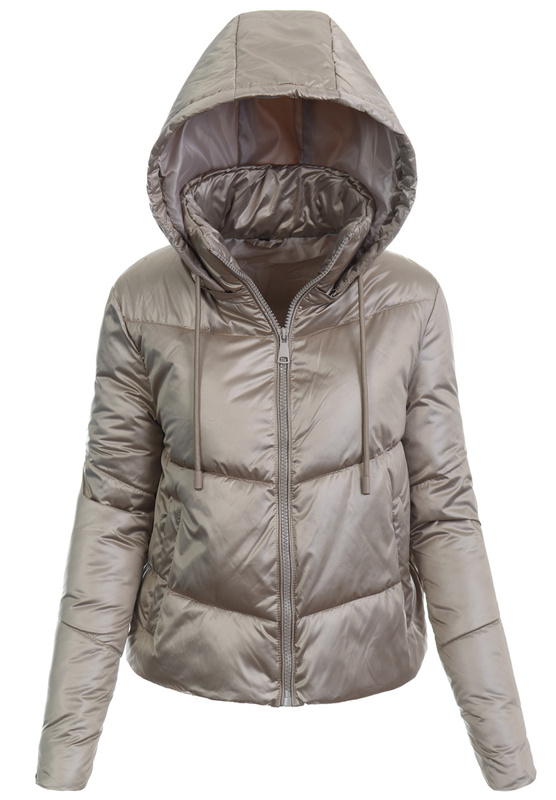 Kurtka Parka Wiosenna Beżowa