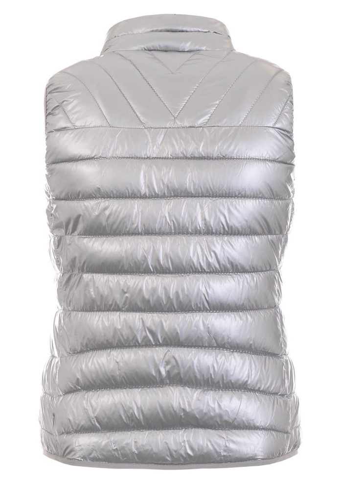 Damski Bezrekawnik Kamizelka Srebrny
